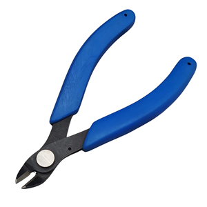 Blue Flush <b>Wire</b> Cutter Crimping Cutter Carbon Steel Jewelry Pliers Precision <b>Wire</b> <b>Snip</b> Tool for Jewelry Making Beading and Craft - Product Image 5