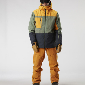 Oem Ski Snow Wear Snowboard Outdoor Contrast Color Skiing <b>Jacket</b> for <b>Men</b> Snowmobile Snow <b>Jacket</b> - Product Image 4