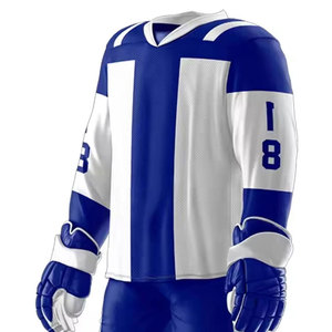 ชุดยูนิฟอร์มฮอกกี้น้ำแข็งคุณภาพพรีเมียม เสื้อและกางเกงน้ำหนักเบา ทนทาน ปรับขนาดได้ สวมใส่สบาย เหมาะสำหรับการฝึกซ้อมเป็นทีม - Product Image 6