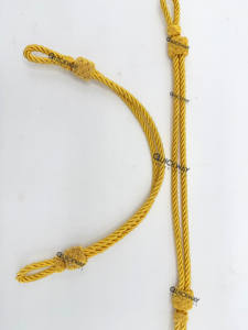 Cordon doré tressé, cordon pour chapeau pour uniforme ou tenue de cérémonie, cordon torsadé décoratif - Product Image 3