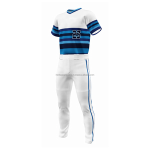 Uniforme de baseball sur mesure en grande taille pour adultes, 100% polyester, fabriqué au Pakistan - Product Image 4