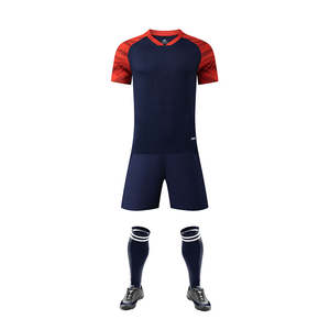 Vente en gros de maillots de football respirants de haute qualité à manches courtes, noirs, avec logo personnalisé pour hommes - Product Image 1