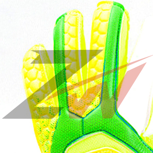 Gants de gardien de but de football confortables, durables, en cuir, respirants, antidérapants, ajustables, avec nom et logo personnalisés - Product Image 5