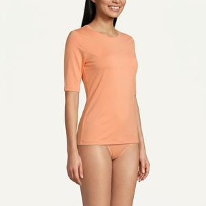 Wholesale <b>Women</b> <b>Short</b> Sleeve Rash Guard <b>Swim</b> Top Athletic Sportswear Beachwear Custom Apparel Manufacturer - Product Image 6