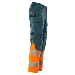 Construction <b>Safety</b> Pants Premium Cotton Twill Fabric <b>Reflective</b> Printed Work Pants Export Quality High Quality <b>Safety</b> Pants - Product Image 2