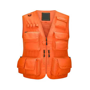 Gilets de chasse personnalisés pour adultes, coupe ajustée, sans manches, en toile imperméable, respirante et coupe-vent, imprimé camouflage, plusieurs modèles - Product Image 1