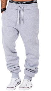 PRO ENTERPRISES Hommes Taille Haute Plat Polyester/Coton Antistatique Léger Casual Sports Pantalons De Survêtement Taille Élastique Poches - Product Image 2