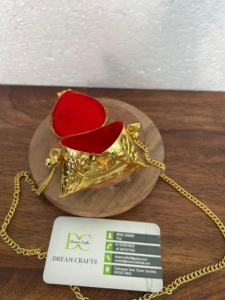 <b>Brass</b> Ginni Pouch Small Purse Style Metal <b>Brass</b> Clutch Bag Buy Clutch Purse Online at Affordable Price With Premium Design - Product Image 4