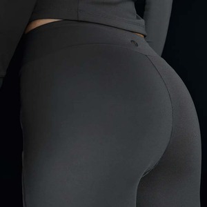 Conjunto Deportivo Casual de Otoño para Mujer, Transpirable, Top Corto de Manga Larga, Sujetador Deportivo, Leggings de Secado Rápido, Ropa de Entrenamiento - Product Image 5