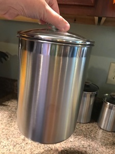 Stainless Steel <b>Kitchen</b> Canister Set With Lid Airtight Storage Containers For Coffee Tea Sugar Durable <b>Pantry</b> Organizer Set - Product Image 4