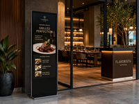 Écran d'affichage des numéros de file d'attente pour restaurant, kiosque LCD sur pied de 55 pouces pour la salle à manger d'hôtel