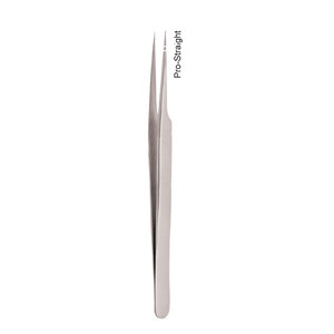 Pinces à cils professionnelles à lame simple en acier inoxydable, outil de précision pour extensions de cils - Product Image 2