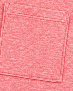 Camiseta Casual de Mujer con Cuello en V, Color Rosa Coral, Manga Corta, Mezcla de Algodón, Suave y Ligera, con Bolsillo, Cómoda para el Verano y Uso Diario - Product Image 5