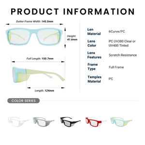 แว่นตาอุตสาหกรรมเพื่อความปลอดภัยของ SA1312 UV380พีซี - Product Image 3