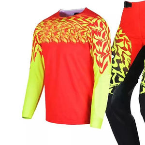 Combinaison de motocross professionnelle, tenue de course personnalisée OEM, équipement de protection pour le motocross - Product Image 4