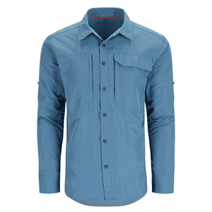 Camiseta de Manga Larga para Hombre, Personalizable, Holgada, Transpirable, Estampada, Impermeable, Cortavientos, Ligera, con Protección Solar, 100% Poliéster UPF - Product Image 1