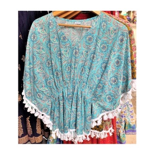 เดรสยาวแฟชั่นใหม่สำหรับฤดูหนาวและฤดูร้อน เสื้อคลุมคอวีลายพิมพ์ผ้าฝ้ายสำหรับผู้หญิง ลายดอกไม้ ลายจุด วินเทจ ทอแบบลำลอง ลายเรขาคณิต - Product Image 2