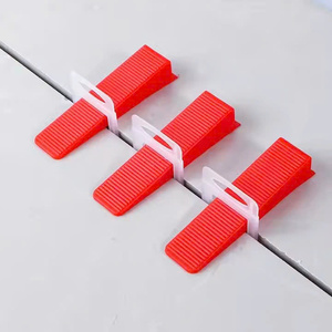 Viet Nam Supplier Red Tile <b>Spacers</b> with White Clips for Edge Protection and Leveling, Self-Adhesive Tile Leveling System - Product Image 2