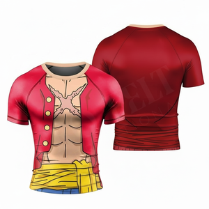 เสื้อรัดรูปสำหรับฝึกซ้อมคุณภาพสูง 100% ป้องกันรังสียูวี รับสกรีนโลโก้ เหมาะสำหรับฟิตเนส เล่นเซิร์ฟ กีฬา แห้งเร็ว ปั่นจักรยาน - Product Image 3