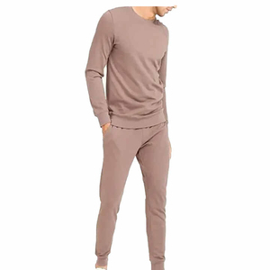 Ensemble de survêtement pour femme, sweat-shirt à capuche bleu clair, manches longues, couleur unie, tenue de jogging décontractée, coton respirant, vêtements d'automne - Product Image 1