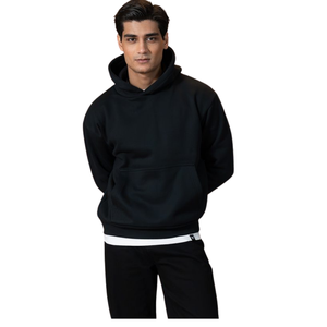 Sudadera con Capucha Personalizada para Hombre, de Algodón Grueso para Invierno, Estilo Casual Urbano, con Bolsillo Canguro - Product Image 1