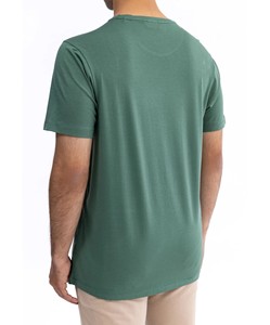 เสื้อยืดโอเวอร์ไซส์ผ้าฝ้าย 100% ดีไซน์ล่าสุด คอกลม แขนสั้น น้ำหนักเบา เหมาะสำหรับออกกำลังกาย สำหรับผู้ชาย เสื้อผ้ากีฬา สีพื้น - Product Image 2