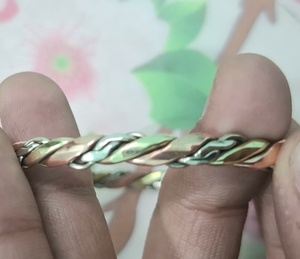 Luxurious Unisex High Quality Copper Alloy Charm Bracelet Antique Copper Plating Classic Style-Moon Art India Gift Women <b>Men</b> - Product Image 3