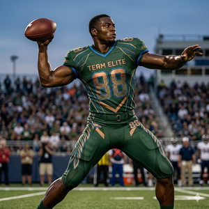 American Football Uniform Full Set Custom Sublimation Printing Team Jersey <b>Pants</b> <b>Padded</b> Sports Wear - Product Image 4