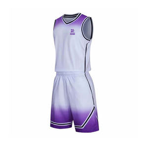 Vêtements de sport d'extérieur en polyester 100 %, uniforme de basketball imprimé, haute qualité, léger, respirant, séchage rapide, durable - Product Image 1