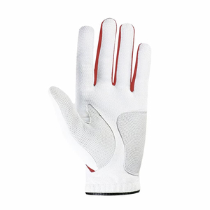 Best Selling Breathable Cabretta Leather Golf Glove Left Hand Soft Fit Palm Adjustable <b>Straps</b> Custom Logo OEM Wholesale - Product Image 2