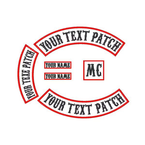 Bulk Custom Uniform Embroidery Patches High Quality Logo Embroidery Patches Custom Name Sew on Embroidery Patches - Product Image 1