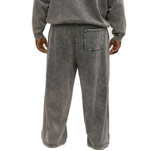 Ensemble sweat à capuche et pantalon de jogging vintage délavé à l'acide, en molleton épais de qualité supérieure, deux pièces, personnalisable, unisexe, vierge, pour le sport - Product Image 3