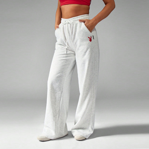 Outerwear 400 GSM Heavyweight Puff Printing Sweatpants Women's Trouser Pajama Jogging Running Baggy Sweat <b>Pants</b> Ladies - Product Image 6