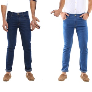 Jean délavé en Denim pour hommes, pantalon en coton/Spandex, à la mode, bon marché, Design personnalisé, OEM, vente en gros - Product Image 3