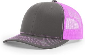 Casquette Snapback à 6 Panneaux en Maille Gris Rose avec Coutures Contrastées Réglable Unisexe Chapeau Décontracté Printemps Été Adulte - Product Image 4
