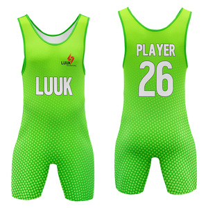Export Quality Wrestling <b>Singlet</b> Unisex Personalized Compression Team Uniform Flexible Athletic Training Wear Factory Supply - Product Image 6