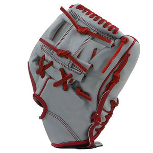 Guantes de Béisbol de Cuero Negro de Alto Rendimiento para Exteriores, Material Duradero, Antideslizantes, para Entrenamiento y Práctica para Adultos - Product Image 4