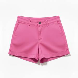 Shorts taille haute pour femme, effet push-up, moulant, séchage rapide, écologique, polyester/nylon, noir, Night Club Queen - Product Image 1