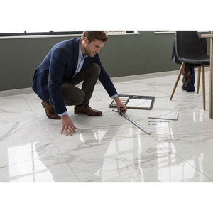 Carreaux de céramique en porcelaine vitrifiée brillante Alaska Europa 800x800mm 80x80cm 60x60cm, carreaux de sol modernes pour salle de bain extérieure - Product Image 1