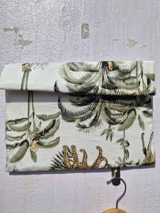 Conjunto de Pijama de Algodón con Estampado de Selva Tropical con Bolsillo, Ropa de Dormir para Mujer, Conjunto de Pijama Suave y Transpirable - Product Image 4