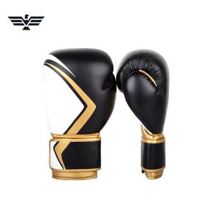 Guantes de Boxeo Profesionales Personalizados |   Guantes de Entrenamiento Unisex con Correa de Muñeca Ajustable de Cuero Sintético Premium para MMA y Muay Thai - Product Image 4