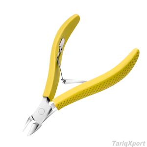 Professional Nail Cuticle Cutter <b>Remover</b> Nippers Stainless Steel Non-Slip Silicone Handle Light Green CE Toenail Gift <b>Box</b> - Product Image 4