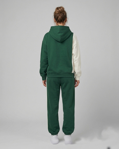 Women Winter Tracksuit Street Wear Drop Shoulder Hoodie <b>Jogger</b> Sweatpants Set Ladies Pullover Track Suit - Product Image 2