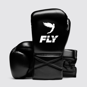 Gants de boxe Fly à sangle réglable, très demandés, pour entraînement professionnel et sparring, en cuir de vachette véritable - Product Image 1