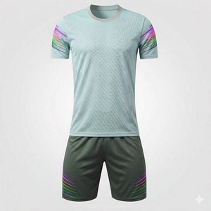 Vente directe d'usine, vêtements de sport pour hommes et femmes, uniformes de football fabriqués en polyester 100 % respirant, dernier design, nouveau style - Product Image 4