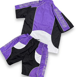 Men's High Quality Vintage Streetwear Breathable Windbreaker Two-Piece Custom Logo New Design Waterproof <b>Shorts</b> Summer Custom - Product Image 2