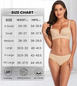กางเกงชั้นในบิกินี่เอวต่ำสำหรับผู้หญิง เนื้อผ้านุ่มเนียน ยืดหยุ่นได้ดี เป็นมิตรต่อสิ่งแวดล้อม สวมใส่สบาย ปกปิดเต็มที่ เหมาะสำหรับใช้ในชีวิตประจำวัน - Product Image 6