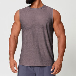 Débardeur décontracté pour homme en Spandex/Polyester, tricoté, ample, respirant, anti-microbien UPF50+, col rond, séchage rapide, idéal pour la gym - Product Image 6
