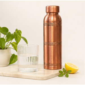 Botella de Cobre Puro con Logotipo Personalizado al por Mayor, Calidad de Exportación, Artículos de Bebida Ecológicos de Cobre para el Hogar, Oficina, Gimnasio y Viajes, al Mejor Precio - Product Image 6