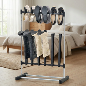 Pristine SH47 OEM Organisateur de chaussures portable en fer à 6 niveaux, mobilier de rangement domestique moderne et peu encombrant pour entrée, Taiwan - Product Image 1